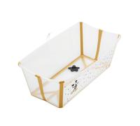 Stokke Flexi Bath, Mickey Celebration - Baignoire bébé pliable - Légère, durable & facile à ranger - Pratique à utiliser à la maison ou en voyage - Idéale pour les nouveau-nés & les bébés