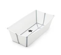 Stokke Flexi Bath X-Large, Blanc - Spacieuse Baignoire bébé pliable - Légère & facile à ranger - Pratique à utiliser à la maison ou en voyage - Idéale pour les enfants de 0 à 6 ans