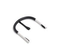 Guidon Stokke YOYO, blanc - revêtement en similicuir ultra-résistant - comprend une dragonne de 21,5 cm, des vis et un outil de montage