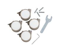 Stokke Kit de Roulettes pour Lit Bébé Nighti™, Beige | Roulettes verrouillables, facile à installer, permet de déplacer le lit Nighti facilement et en sécurité.