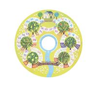 Stokke MuTable Plateau de Jeu, Fruits & Légumes - Version 2023 redesigné - Jeu de société Double Face - Comprend 1 dé, 4 jetons et 140 Cartes carrées - pour Les 3 à 8 Ans