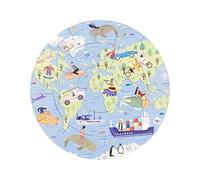 Stokke MuTable Puzzle, Autour du Monde - Version 2023 redesigné - 49 Grandes pièces en Bois - Stimule l'imagination, Le développement cognitif et la motricité Fine - À partir de 3 Ans