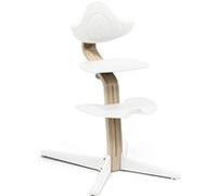 Chaise Stokke Nomi, Blanc - Le siège qui encourage l’assise active - Réglage facile sans outils - Comprend un repose-pieds stable et des roues anti-basculement - Supporte jusqu’à 150 kg
