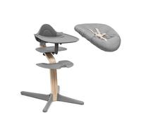 Stokke Nomi Chaise haute avec Set Naissance, Baby Set et Plateau, Gris