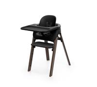 Stokke - Pack Chaise Haute Steps avec Baby set et Plateau - Black / Warm Brown