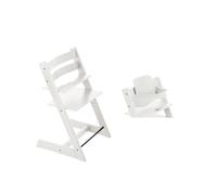 Stokke - Pack Chaise haute Tripp Trapp® Hêtre + baby set - Blanc