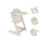 Stokke - Pack Chaise haute Tripp Trapp Hêtre + Baby Set + Newborn set - Vanilla White