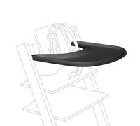 Stokke Plateau noir - Conçu exclusivement pour la chaise Tripp Trapp + ensemble Tripp Trapp Baby - Pratique à utiliser et à nettoyer - Fabriqué en plastique sans BPA - Convient pour les tout-petits de