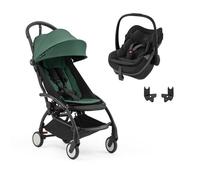 STOKKE - Poussette Duo YOYO5 + Siège auto Pebble Slide Pro Forest