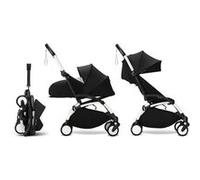 STOKKE - Poussette Yoyo 3 Pack 0 Et 6 Noir Cadre Blanc Stokke Noir G