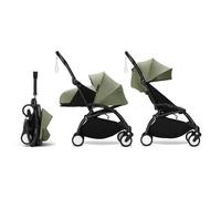 STOKKE - Poussette Yoyo 3 Pack 0 Et 6 Olive Cadre Noir Stokke