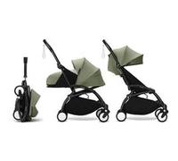 STOKKE - Poussette YOYO 3 Pack 0+ et 6+ Olive / Cadre Noir Vert G