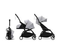 STOKKE - Poussette Yoyo 3 Pack 0 Et 6 Stone Cadre Noir Stokke