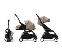 STOKKE - Poussette YOYO 3 Pack 0+ et 6+ Taupe / Cadre Noir Marron