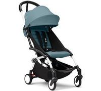 STOKKE - Poussette YOYO 3 Pack 6+ Aqua Cadre Blanc
