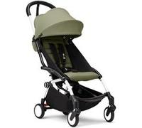STOKKE - Poussette Yoyo 3 Pack 6+ Olive Cadre Blanc