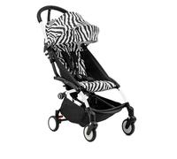 STOKKE - Poussette YOYO 3 Pack 6+ Zèbre Cadre Blanc