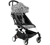 STOKKE - Poussette YOYO 3 Pack 6+ Zèbre Cadre Blanc