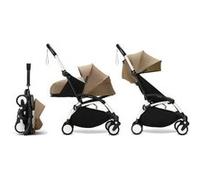 STOKKE - Poussette YOYO3 Pack 0+ et 6+ Toffee / Cadre Blanc Marron