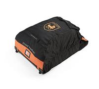 Stokke PramPack, Noir et Orange - Protège Votre Poussette Pendant Vos déplacements - Léger - Se Roule pour Un Rangement Facile - S’adapte à la Plupart des poussettes sur Le marché