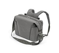 Stokke Sac à langer Xplory X, Gris - Portage à l’épaule ou comme sac à dos - Comprend un matelas à langer pliable - UPF 50+, imperméable, facile à nettoyer