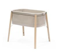 Stokke Snoozi Berceau, Beige Sable - Le Berceau évolutif dès la Naissance, de la Naissance à 9 Mois - Portable et léger - Matelas Ferme Inclus