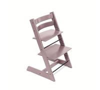 Stokke Tripp Trapp® - Chaise Haute Bébé Évolutive - Mauve Bruyère | La chaise qui grandit avec l'enfant. Design iconique en bois européen, assise et repose-pieds réglables. Jusqu'à 136 kg.