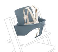 Stokke Tripp Trapp Ensemble bébé 2 - Bleu fjord - 6-36 mois - Convertissez la chaise Tripp Trapp en chaise haute confortable - Harnais Stokke 2 inclus
