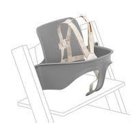 Stokke Tripp Trapp Ensemble bébé 2, gris tempête, 6-36 mois, convertissez la chaise Tripp Trapp en chaise haute confortable, harnais Stokke 2 inclus