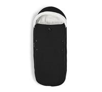 Stokke YOYO Chancelière, Noir - Doublure sherpa, capuche en polaire avec cordon de serrage, double rembourrage - Lavable machine à 30°C - Sac inclus