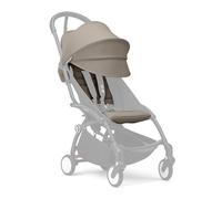 Stokke YOYO Lot de 6 couleurs et plus, taupe - Textiles uniquement : coussin de siège, auvent extensible et poche arrière zippée - Nécessite un cadre YOYO3 (vendu séparément)