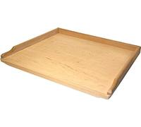 Stol en bois moyen pour la pâte 56 cm | Planche en bois avec rebord | Plan de travail de cuisine pour pétrir la pâte | Stol en bois avec côtés 56 cm