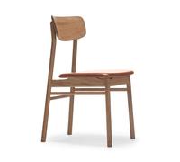 Stolab Chaise Prima Vista en chêne huilé Cuir elmotique 43807 cognac