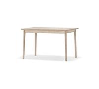 Stolab Table Prima Vista Chêne laqué mat clair-120 cm-1 rallonge