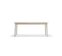 Stolab Table Prima Vista Chêne laqué mat clair-180 cm-1 rallonge