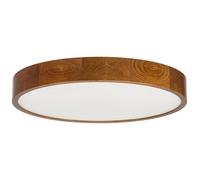 STOLARNIA PIKA Lampe de salon en bois - Lampe ronde moderne en bois 4xE27 (57 cm) - Plafonnier rustique - Grande lampe naturelle pour chambre, salon, couloir - Design élégant en bois de pin - LEJA