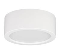 STOLARNIA PIKA Lampe en bois Lampe ronde moderne en bois 1xE27 (20 cm) - Plafonnier blanc - Petit luminaire naturel pour chambre, salon, couloir, cuisine - Design élégant en bois de pin - LEJA