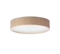 STOLARNIA PIKA Plafonnier en bois - Lampe ronde moderne en bois 2xE27 (37 cm) - Plafonnier Nabucco - Lampe naturelle pour chambre, salon, couloir, cuisine - Design élégant en bois de pin - LEJA 40 cm