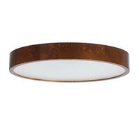 STOLARNIA PIKA Plafonnier en bois - Lampe ronde moderne en bois 4xE27 (57 cm) - Plafonnier en noyer - Grande lampe naturelle pour chambre, salon, couloir - Design élégant en bois de pin - LEJA