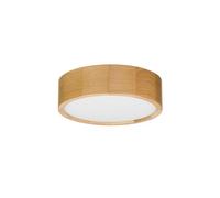STOLARNIA PIKA Plafonnier en chêne - Lampe ronde moderne en bois 1xE27 (27 cm) - Plafonnier en bois - Lampe naturelle pour chambre, salon, couloir - Design élégant en bois de chêne - LEJA 30 cm