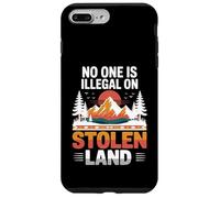 Stolen Land Vintage Montagne Coucher de Soleil Style Natif Coque pour iPhone 7 Plus/8 Plus