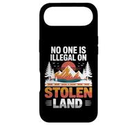 Stolen Land Vintage Montagne Coucher de Soleil Style Natif Coque pour iPhone Air