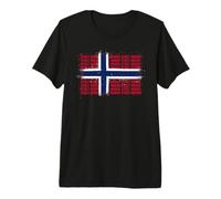 STOLT NORSK Le 17 Mai Fiers Norvégiens Un Drapeau Norvège T-Shirt Haut de Gamme