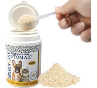 Stomax Nutrizeutic Food Additive pour aider à résoudre toutes sortes de problèmes gastriques et digestifs chez les chiens 63 g