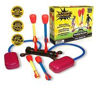 Stomp Rocket Dueling Rockets 4 Rockets And Rocket Launcher - Outdoor Rocket Toy Gift For Boys And Girls Ages 6 Years And Up - Great For Outdoor Play With Friends In The Backyard And Parks