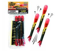 Stomp Rocket L`Original X-Treme Rocket Recharges - 3 fusées Compatible Uniquement avec Le X-Treme - Jouet de fusée d'extérieur pour garçons et Filles - À partir de 9 Ans