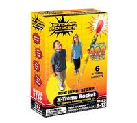 Stomp Rocket L`Original X-Treme Rocket Recharges - 6 fusées Compatible Uniquement avec Le STOMP ROCKET X-Treme - Jouet de fusée d'extérieur pour garçons et Filles - À partir de 9 Ans