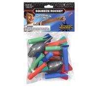 Stomp Rocket The Original Squeeze Rocket 10 Rockets - Soft Foam Rocket Launcher STEM Gift For Boys & Girls - 4 ans et plus - Fun Backyard & Outdo