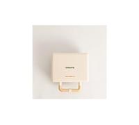 CREATE Appareil à croque-monsieur STONE STUDIO - 3 plaques, 800W, blanc cassé