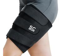 Stone and Clark Soutien Brace de Cuisse réglable, soutien et quadriceps Wraps Cuisse pour hommes et femmes Taille XXL : 71 cm